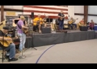 Several AREA musicians gather to share Gospel/Country music at the Pinconning Wesleyan church gym on Tuesday evenings. --Courtesy Photo