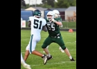 ZEKIAH NASHATKA (#55) has been a big presence on the line in both games so far this season.